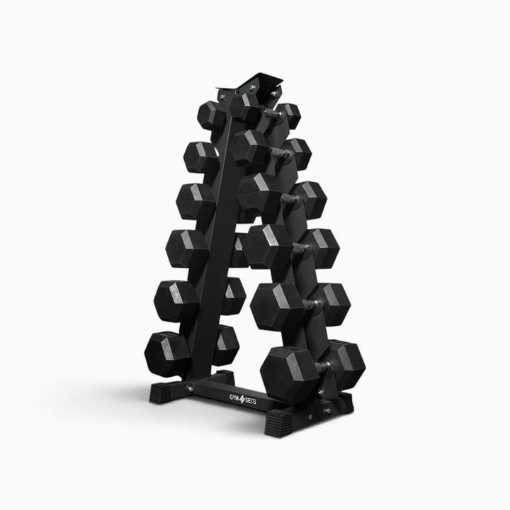 Soporte Vertical Para Mancuernas Hexagonales de 5 o 6 Niveles