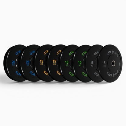 Discos Bumper Olímpicos de Colores