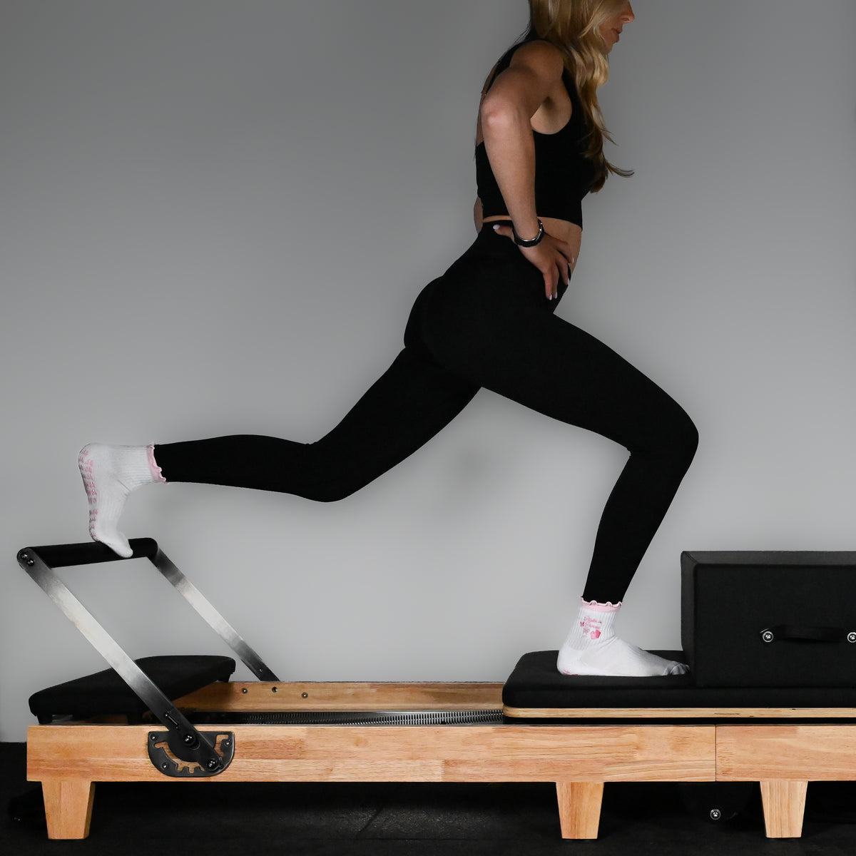 GymSets Studio Oak Reformer Pilates Machine