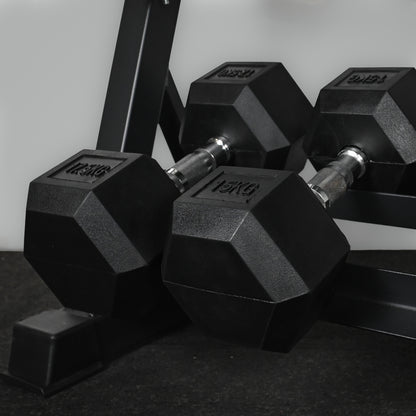 Pares de Mancuernas Hexagonales Profesionales de 2,5 a 50kg