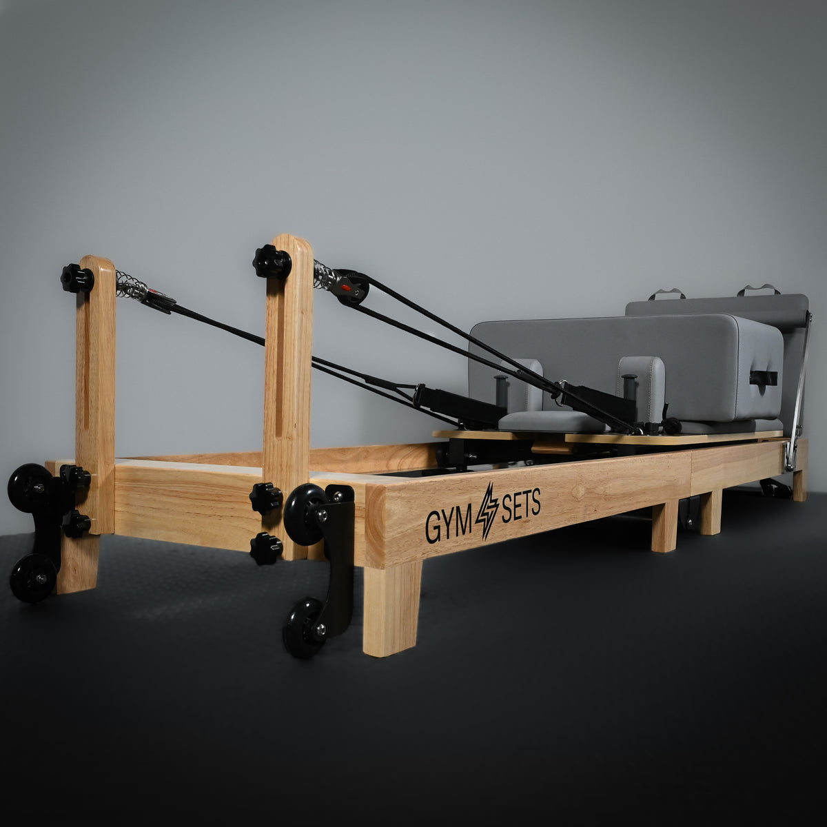 GymSets Studio Oak Reformer Pilates Machine