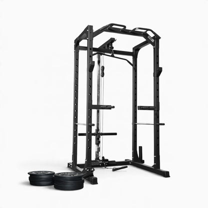 Jaula de Potencia GymSets P100 con Sistema de Poleas
