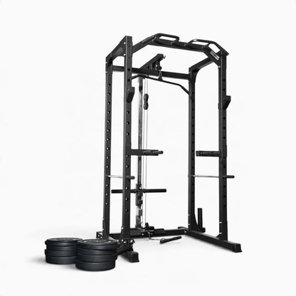 Jaula de Potencia GymSets P100 con Sistema de Poleas