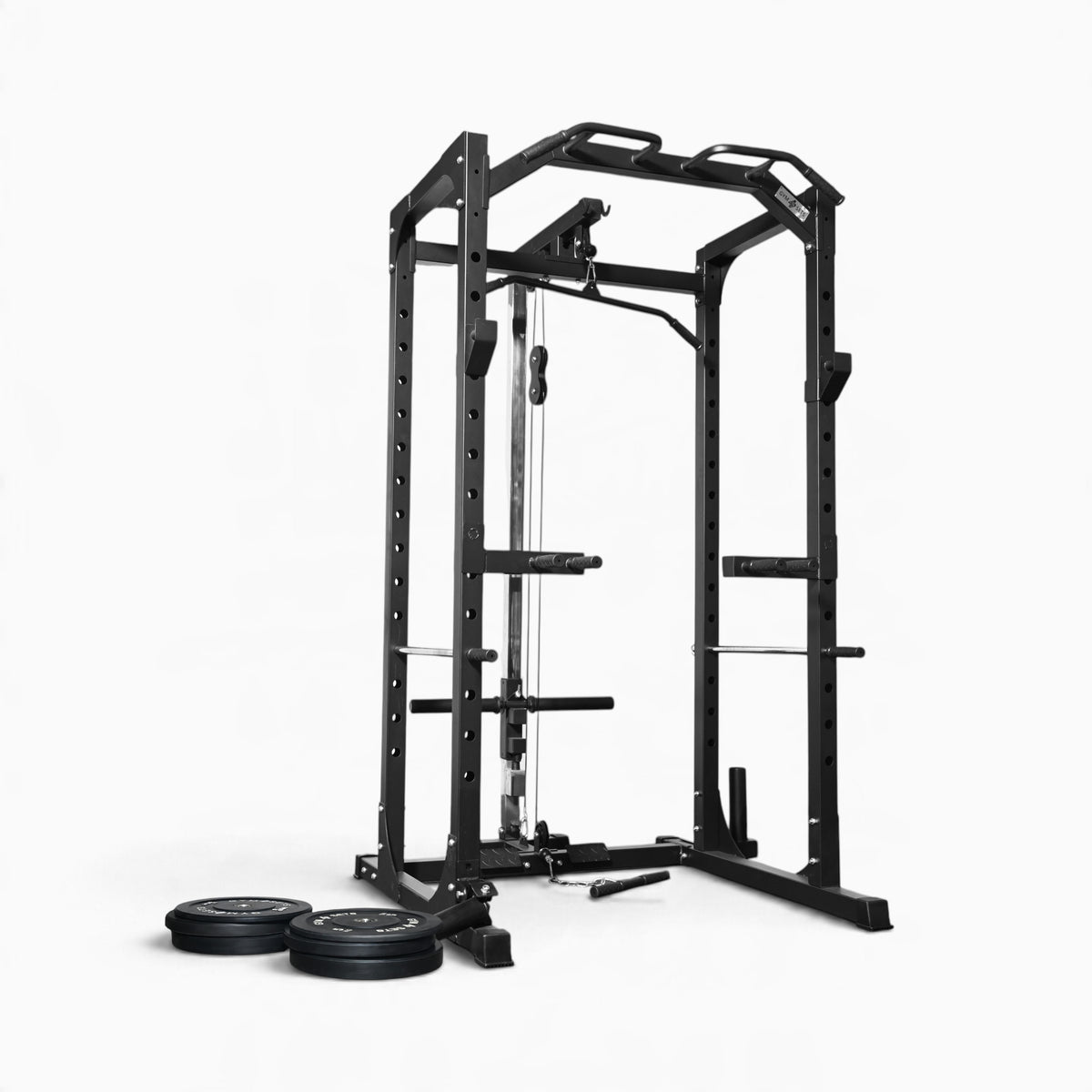 Jaula de Potencia GymSets P100 con Sistema de Poleas