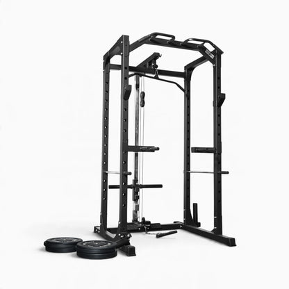 Jaula de Potencia GymSets P100 con Sistema de Poleas