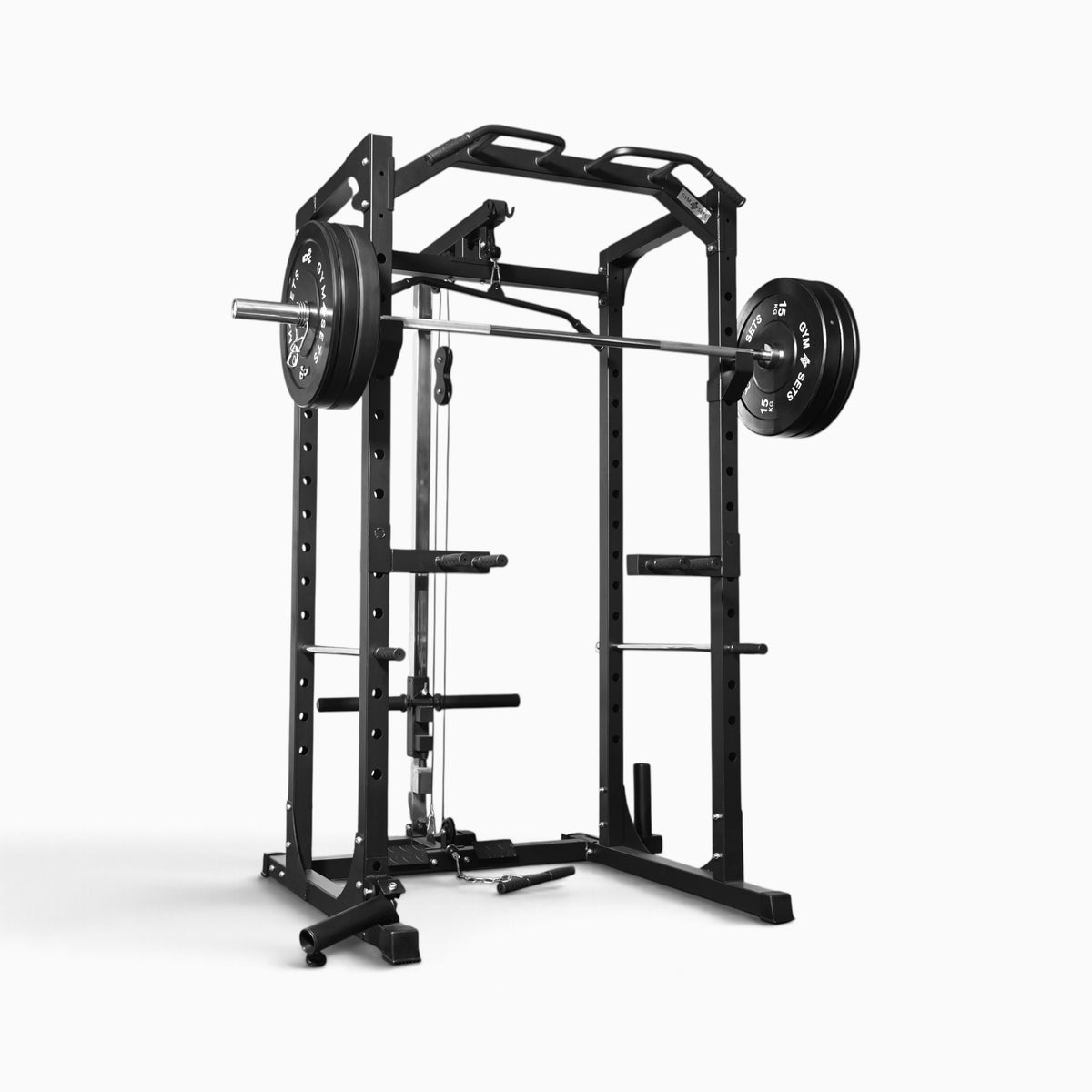 Jaula de Potencia GymSets P100 con Sistema de Poleas