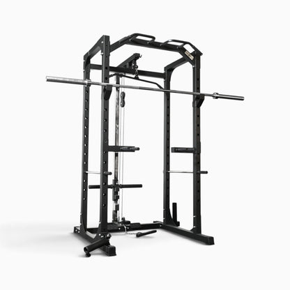Jaula de Potencia GymSets P100 con Sistema de Poleas