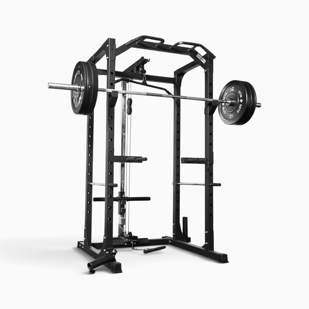 Jaula de Potencia GymSets P100 con Sistema de Poleas