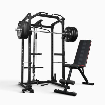 Jaula de Potencia GymSets P100 con Sistema de Poleas