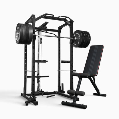 Jaula de Potencia GymSets P100 con Sistema de Poleas