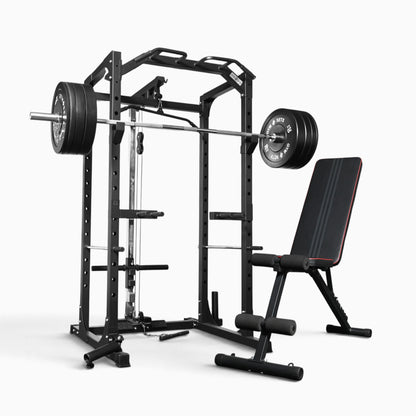 Jaula de Potencia GymSets P100 con Sistema de Poleas