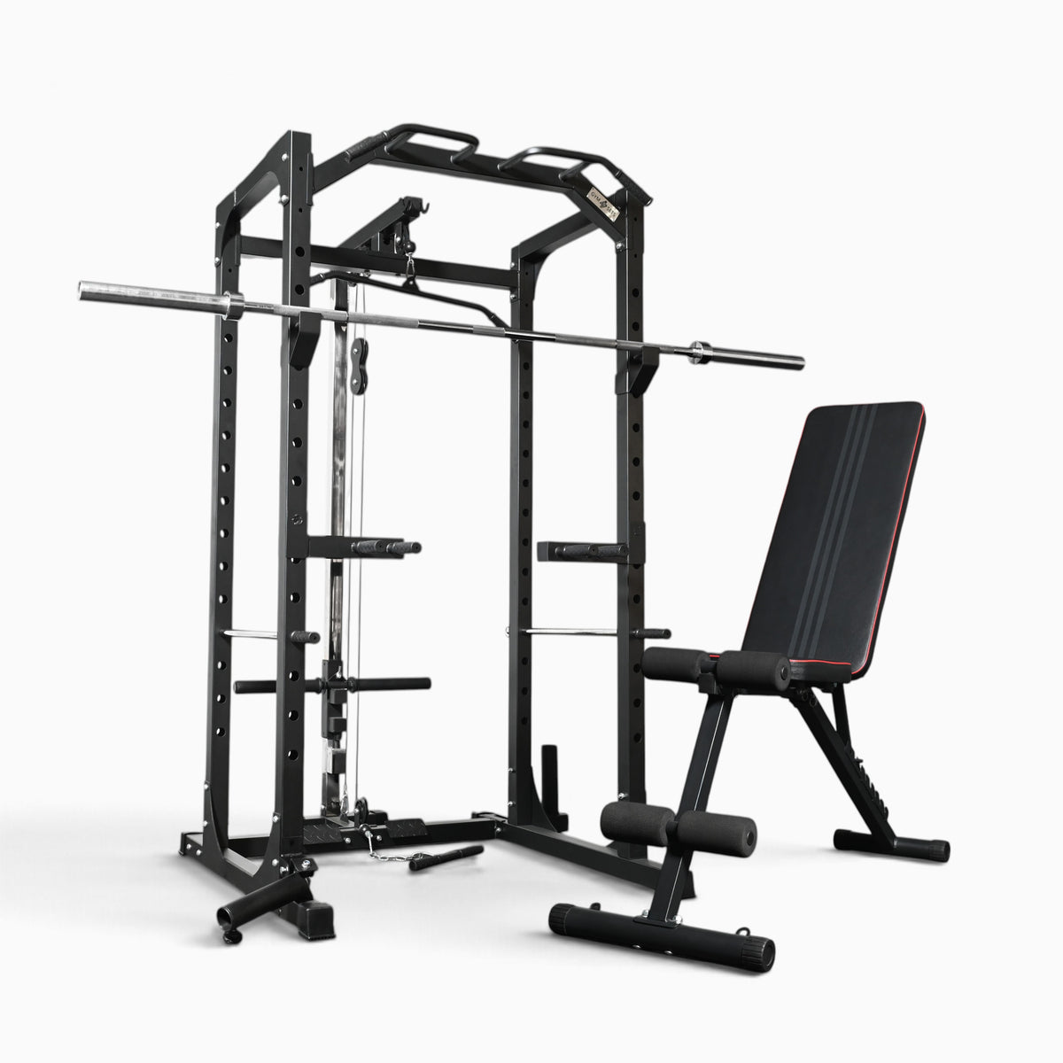 Jaula de Potencia GymSets P100 con Sistema de Poleas