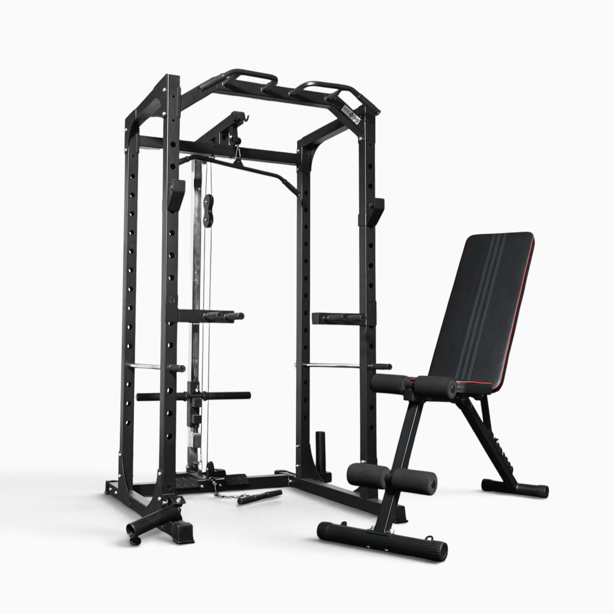 Jaula de Potencia GymSets P100 con Sistema de Poleas