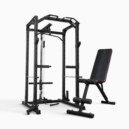 Jaula de Potencia GymSets P100 con Sistema de Poleas