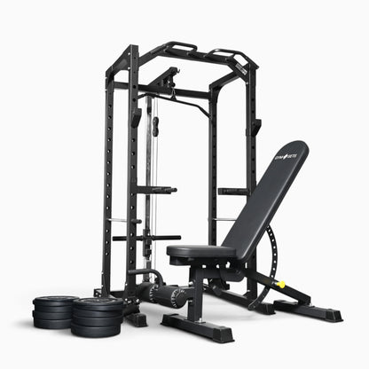 Jaula de Potencia GymSets P100 con Sistema de Poleas