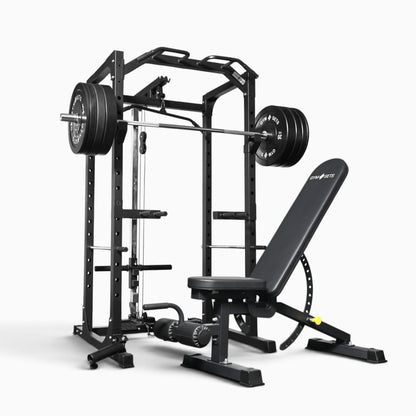 Jaula de Potencia GymSets P100 con Sistema de Poleas