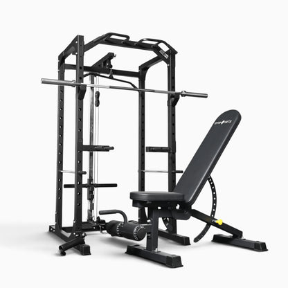Jaula de Potencia GymSets P100 con Sistema de Poleas