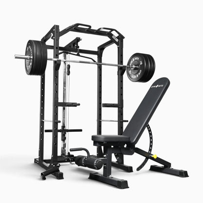 Jaula de Potencia GymSets P100 con Sistema de Poleas