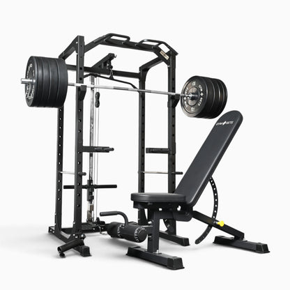 Jaula de Potencia GymSets P100 con Sistema de Poleas