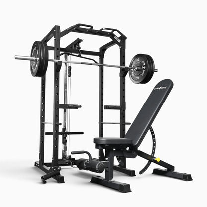 Jaula de Potencia GymSets P100 con Sistema de Poleas