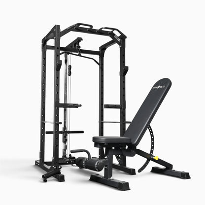 Jaula de Potencia GymSets P100 con Sistema de Poleas