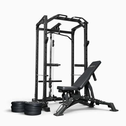 Jaula de Potencia GymSets P100 con Sistema de Poleas