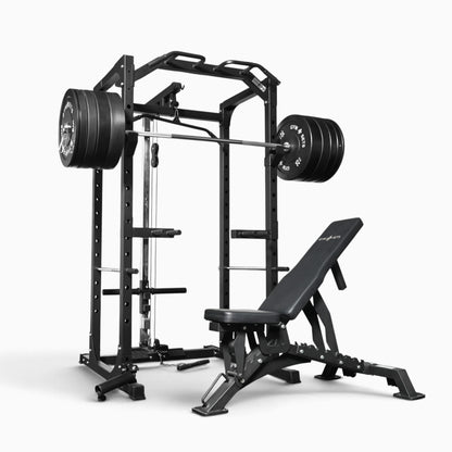 Jaula de Potencia GymSets P100 con Sistema de Poleas