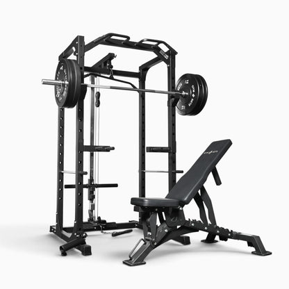 Jaula de Potencia GymSets P100 con Sistema de Poleas