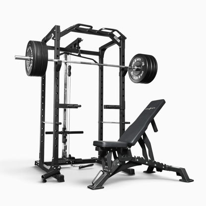 Jaula de Potencia GymSets P100 con Sistema de Poleas