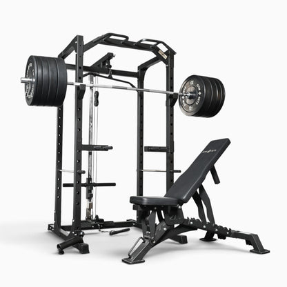Jaula de Potencia GymSets P100 con Sistema de Poleas